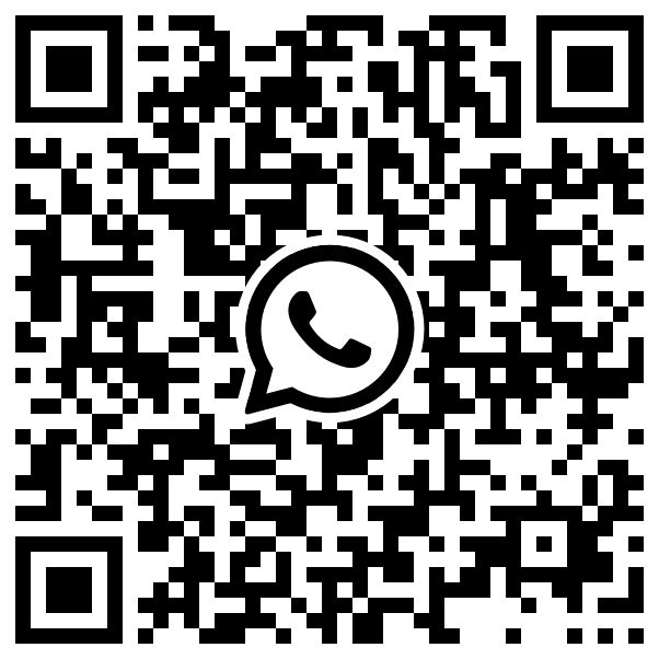 QR code para abrir a conversa com o Plutos no WhatsApp